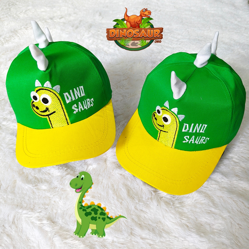 Topi anak laki laki perempuan import karakter lucu/topi jerapah/topi dinosaurus/topi angry bird