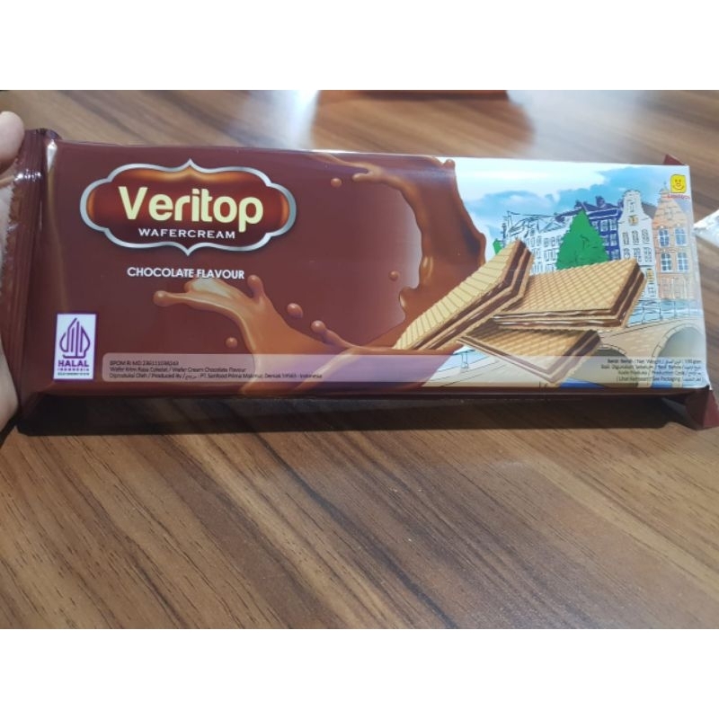 

VERITOP WAFER COKLAT 130GR