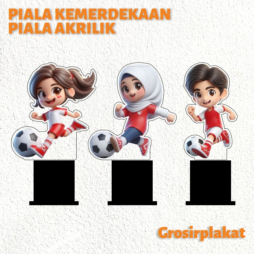 PIALA SEPAKBOLA ANAK PIALA FUTSAL PIALA OLAHRAGA ANAK AKRILIK