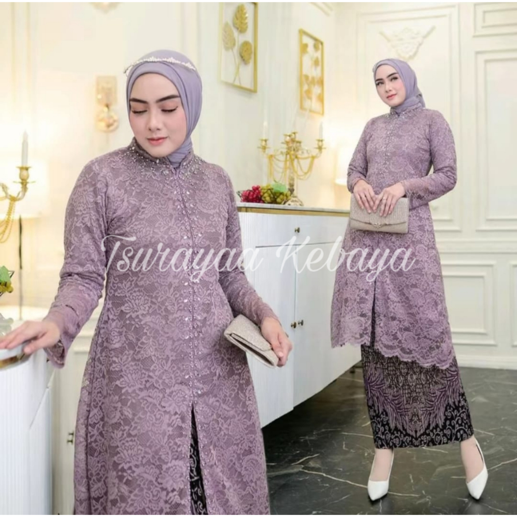 Tunik Payet/ Tunik Brokat/ Kebaya Tunik/ Kebaya Payet/Kebaya Mewah/ Kebaya Pesta