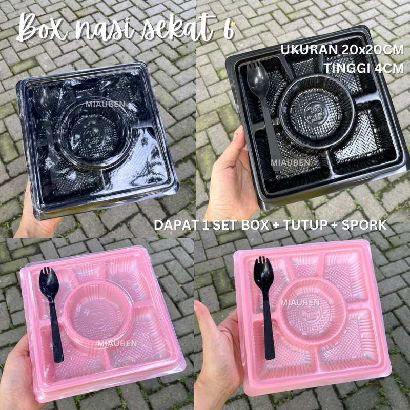 (10set) mika naskot sekat 6 mika nasi mika bento