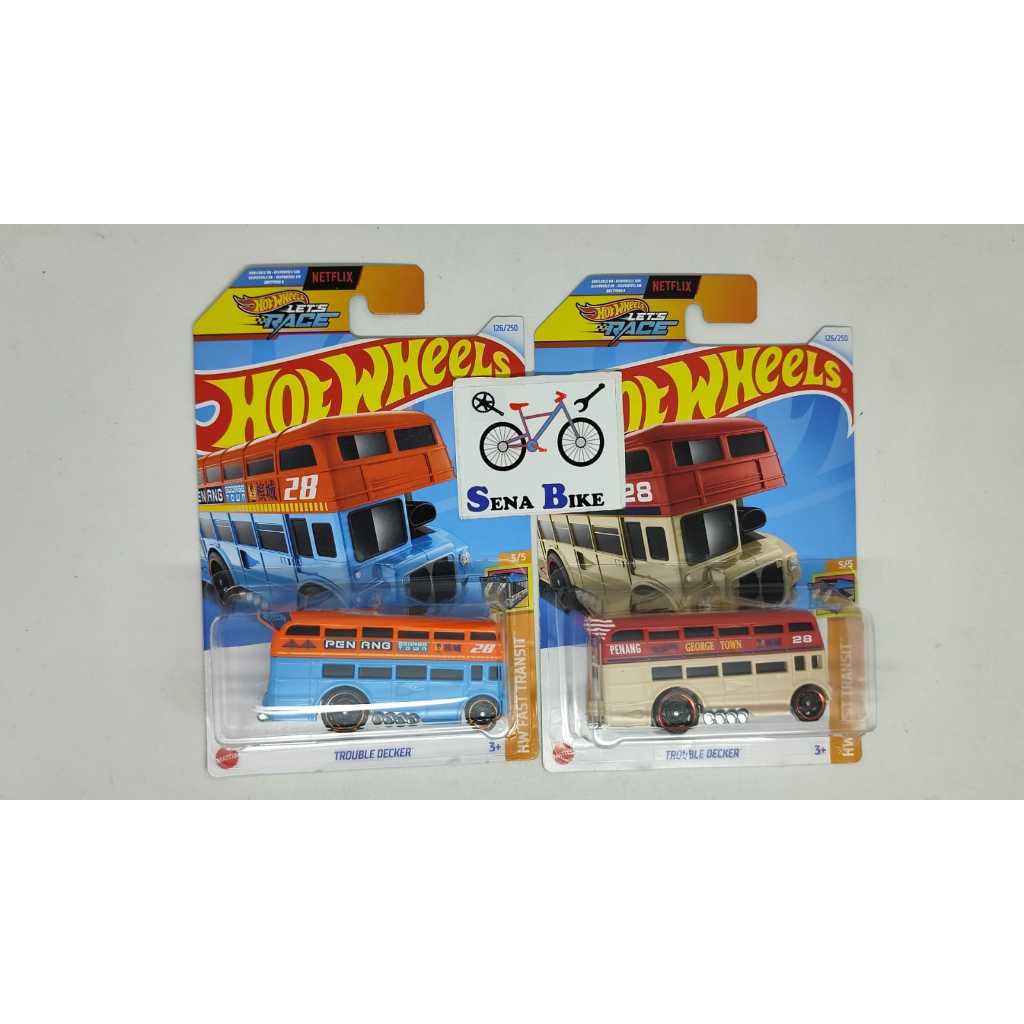 Hot Wheels - Bus Tingkat - Bis Tingkat - Double Decker