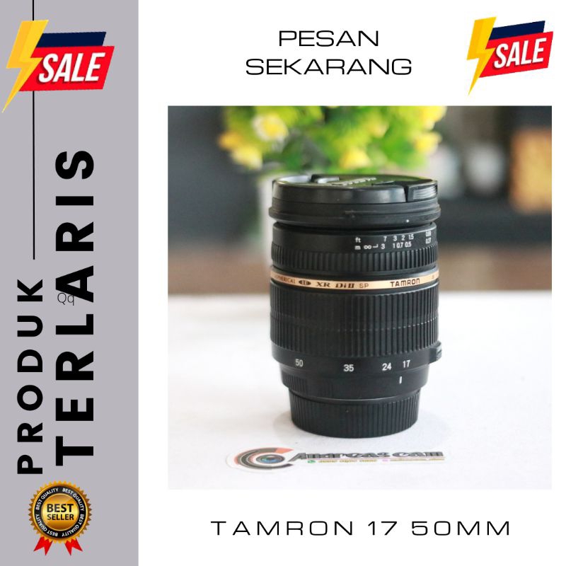 LENSA TAMRON  17-50MM  F2.8 VC  FOR NIKON TINGGAL PAKAI