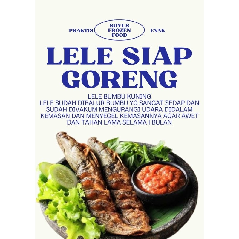

LELE BUMBU KUNING SUDAH DILUMURI BUMBU TINGGAL DIGORENG COCOK BUAT LAUK PAUK