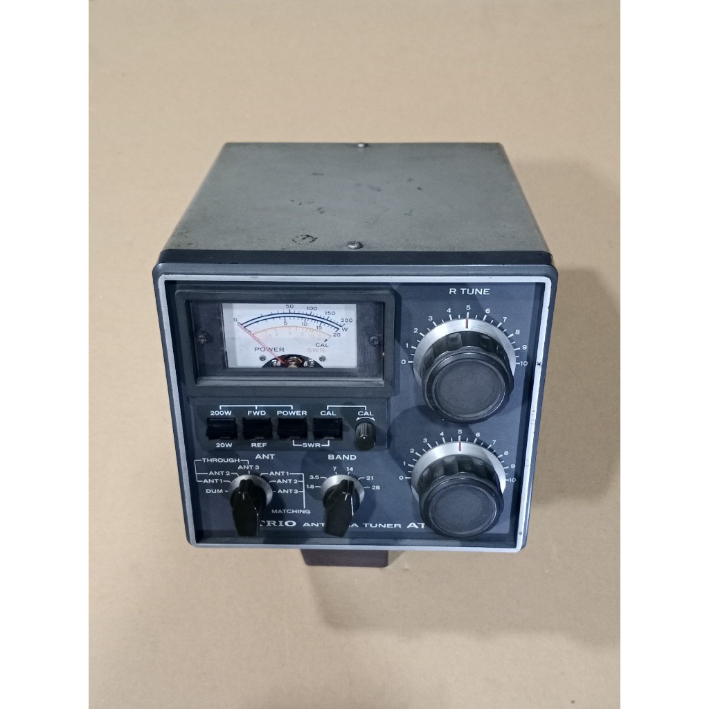 SWR TUNER RADIO HF KENWOOD TRIO AT-200 NOS