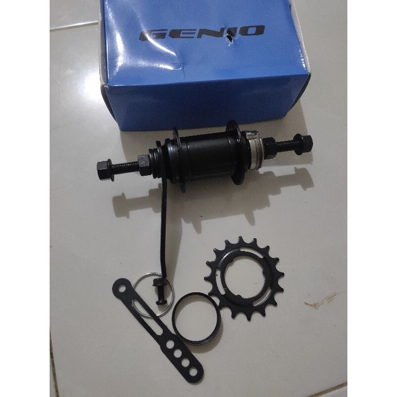 hub torpedo bmx fixie genio hitam 36h