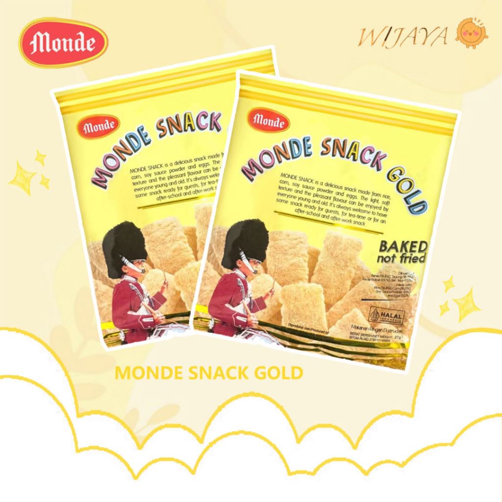 

Monde Serena snack gold isi bersih 27gr