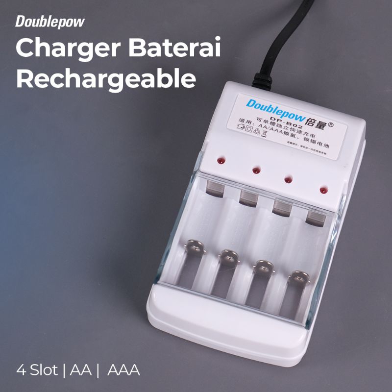 Charger Baterai Doublepow 4Slot AA AAA DP-B02