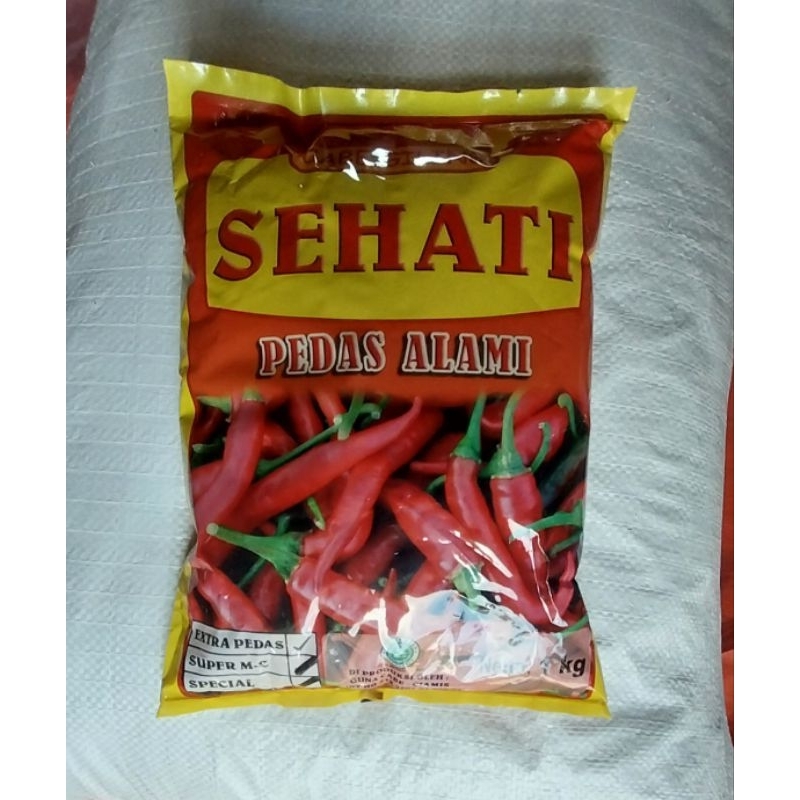 

HG 1Kg Cabe Bubuk Halus SEHATI Pedas Jeletott 3 Varian