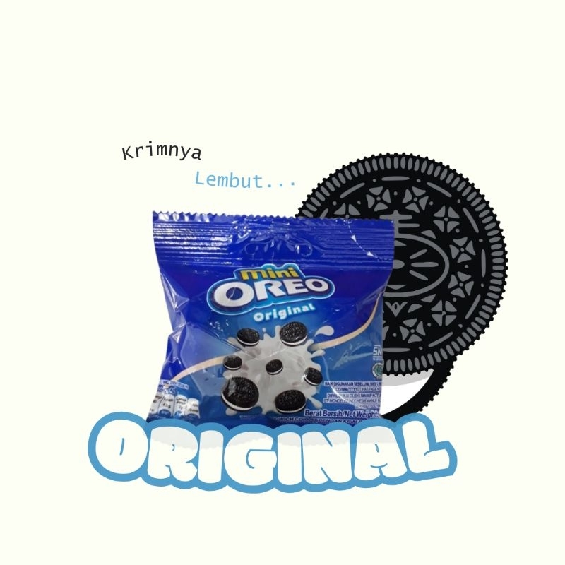 

Mini Oreo Buskuit Sandwich 10 pcs x 20 gr