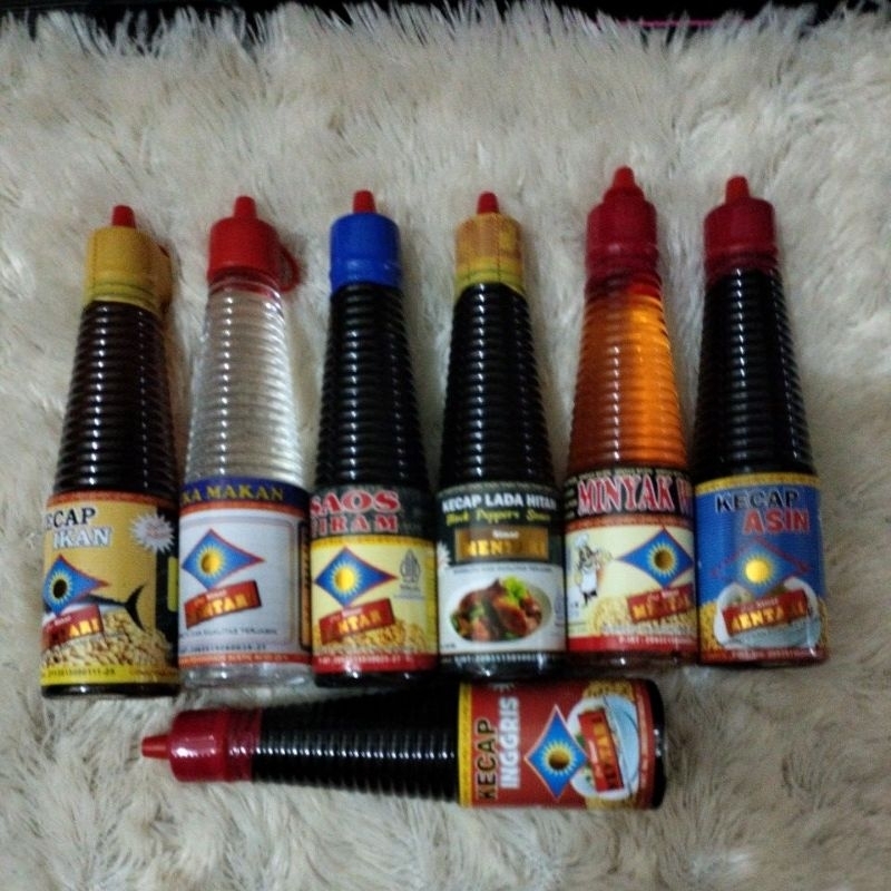 

PAHE 2 ISI 7 BOTOL (KECAP IKAN,CUKA MAKAN,SAOS TIRAM,KECAP LADA HITAM,MINYAK WIJEN,KECAP ASIN,KECAP INGGRIS)