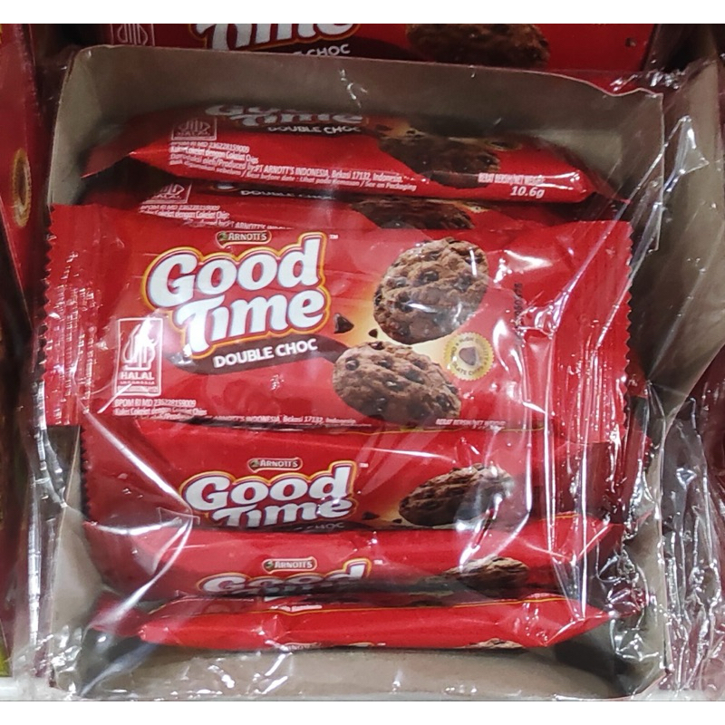 

TERMURAH GOOD TIME MINI DOUBLE CHOC 12 X 10.6 GRAM | ARNOTT’S GOOD TIME | GOOD TIME COOKIES COKELAT CHIPS