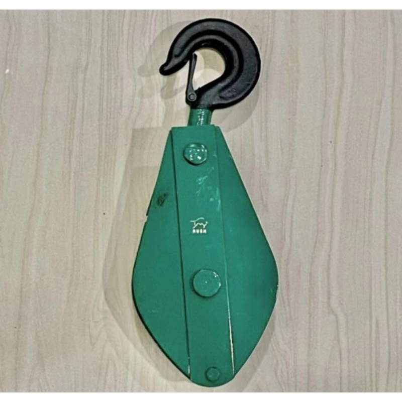 katrol hijau 3 inchi beban 500kg / kerekan kapal derek / katrol sumur