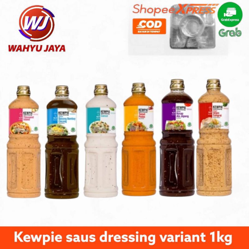 

Kewpie salad dressing all variant rasa 1kg