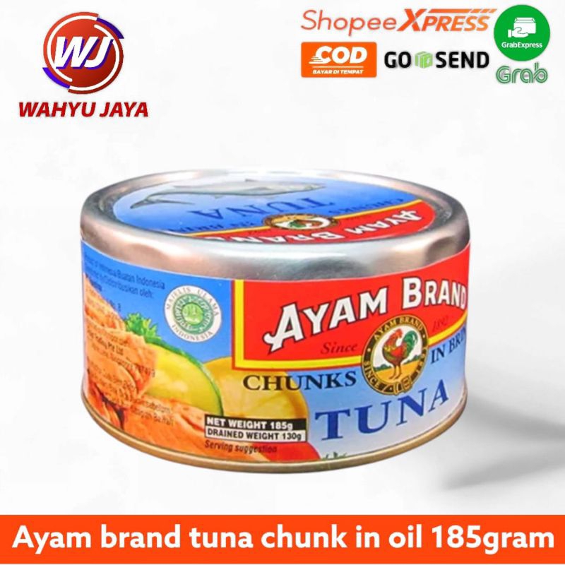 

ayam brand tuna chunk in oil 185gram