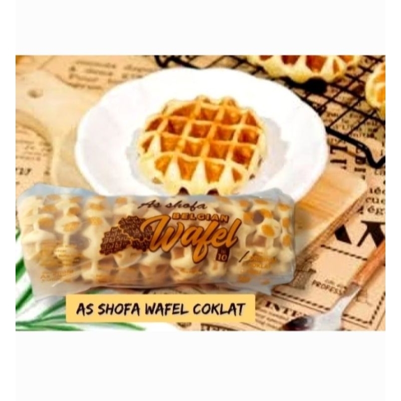 

As Shofa Belgian Waffle Cokelat Isi 10 pcs