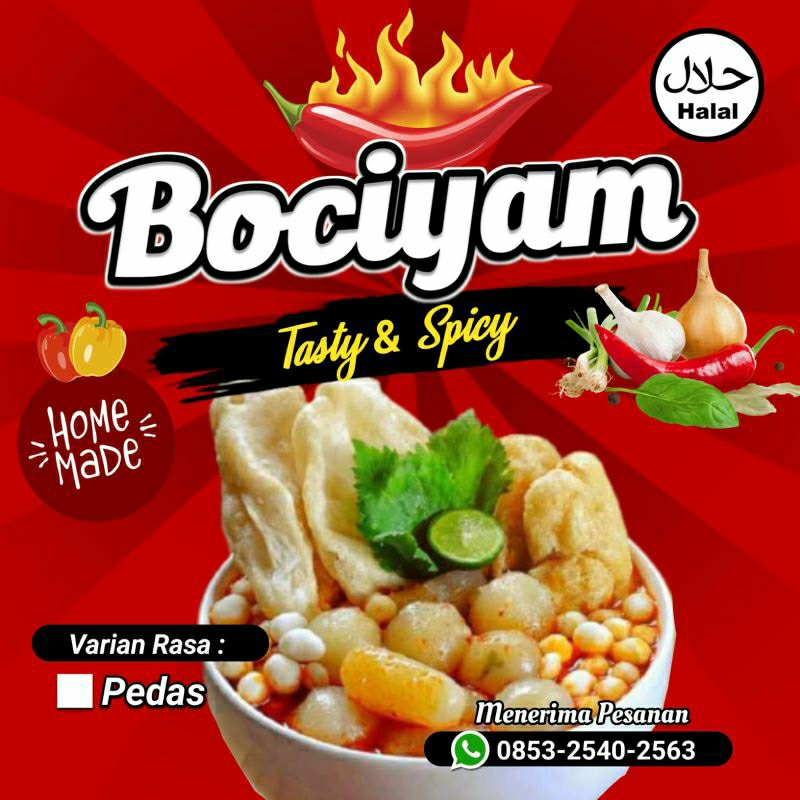 

BOCIYAM BAKSO ACI ISI AYAM SUWIR ENAK DAN GURIH