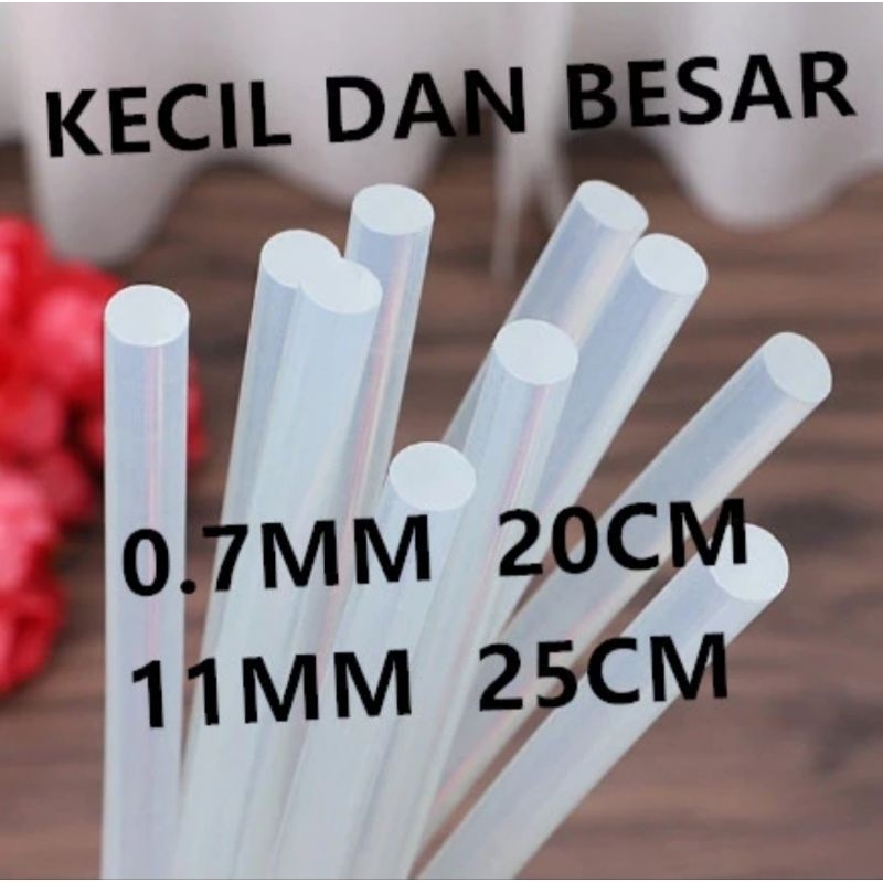 

isi lem tembak satuan (1pcs) / isi lem tembak kecil / isi lem tembak besar