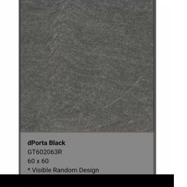 Roman Granit GT602063R dPorta Black 60x60/Granit 60x60 Garasi