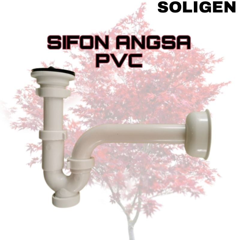 Sifon Angsa PVC Soligen / sivon angsa pelastik / sifon pvc soligen / sifon plastik merk soligen