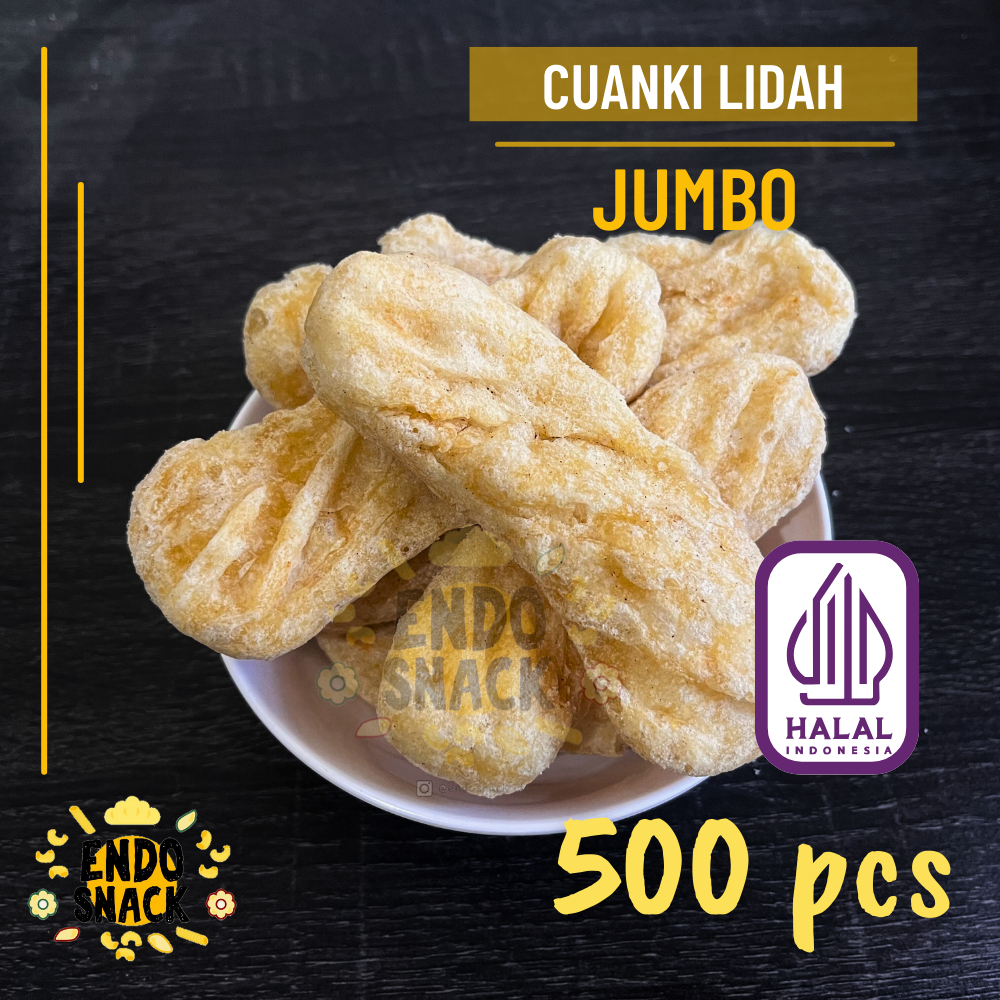 

CUANKI LIDAH JUMBO ISI 500 Pcs Lidah Gemoy