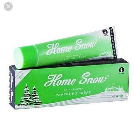 Home Snow Vanishing Cream 39g | Pelembab Kulit Muka | Alas Bedak | Cream Pemutih | Cream Cukur Pria