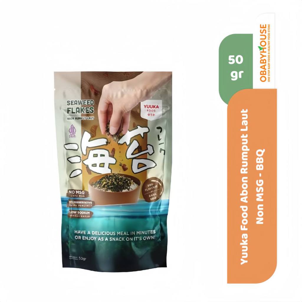 

Yuuka Food Abon Rumput Laut Non MSG 50 gr - BBQ (ED 13 Agustus 2025)