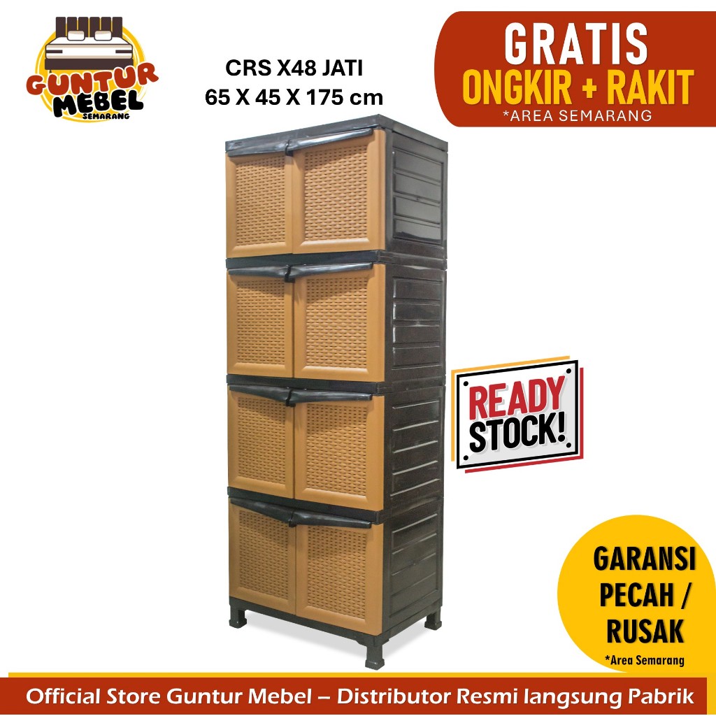 PROMO Lemari Napolly CRS x48 xu48 jati jht murah guntur mebel semarang