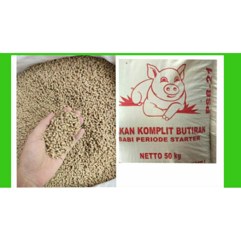 SINTA PAKAN BABI BUTIRAN PELLET KOMPLIT STARTER PENGGEMUK TERNAK
