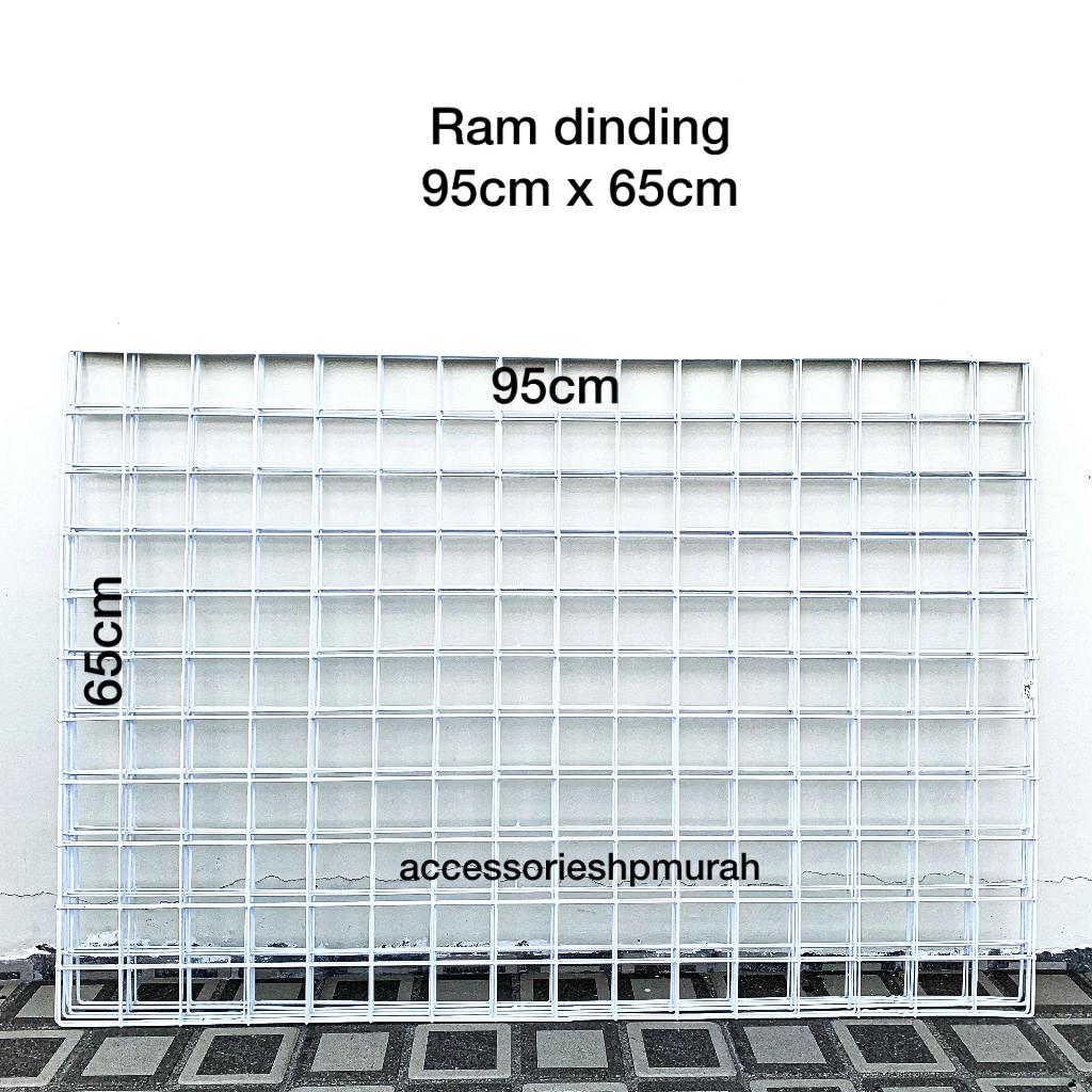 KAWAT RAM DINDING 95CM X 65CM RAK DISPLAY AKSESORIS HP
