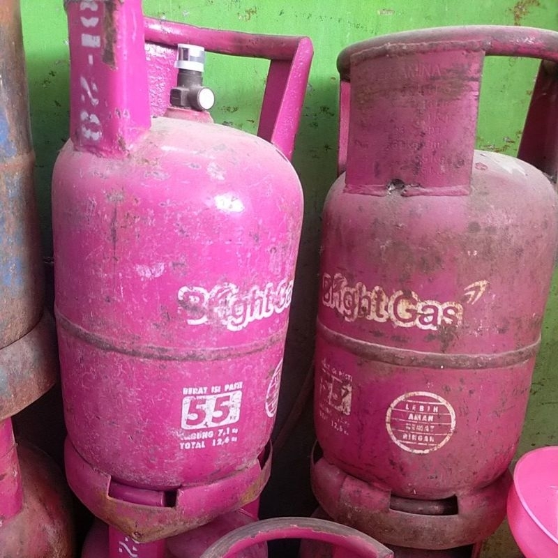 gas 5.5 kg tabung dan isi