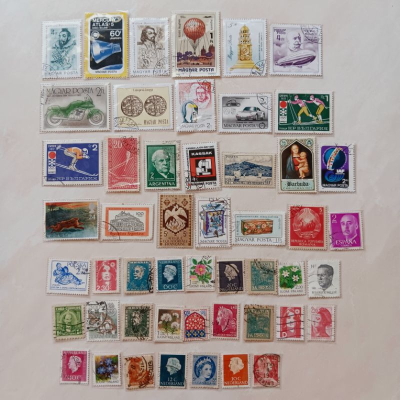 

Koleksi Filateli Perangko Bekas Manca Negara 1 set isi 50 pcs