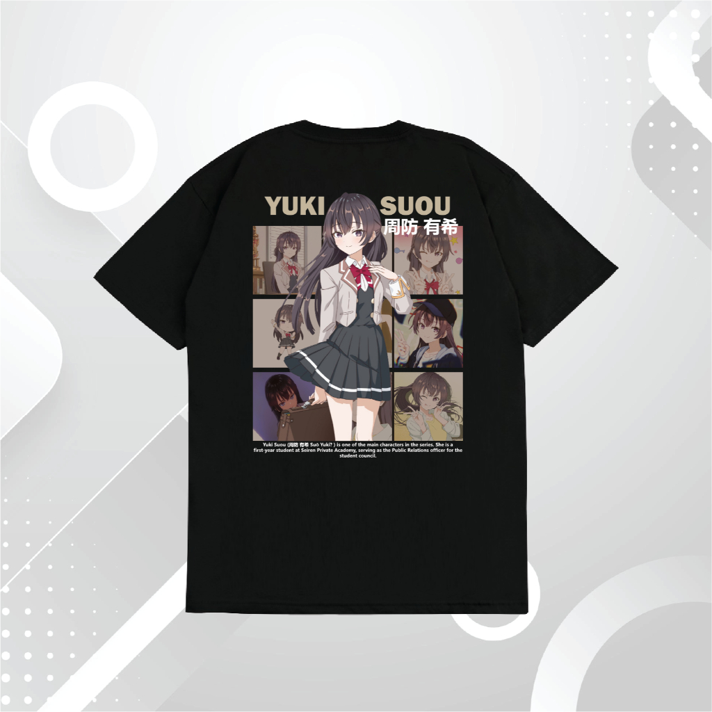 Kaos Yuki Suou - Kaos Anime Alisa Mikhailovna Kujou - Kaos Anime Tokidoki Bosotto Russia Alya Mikhai
