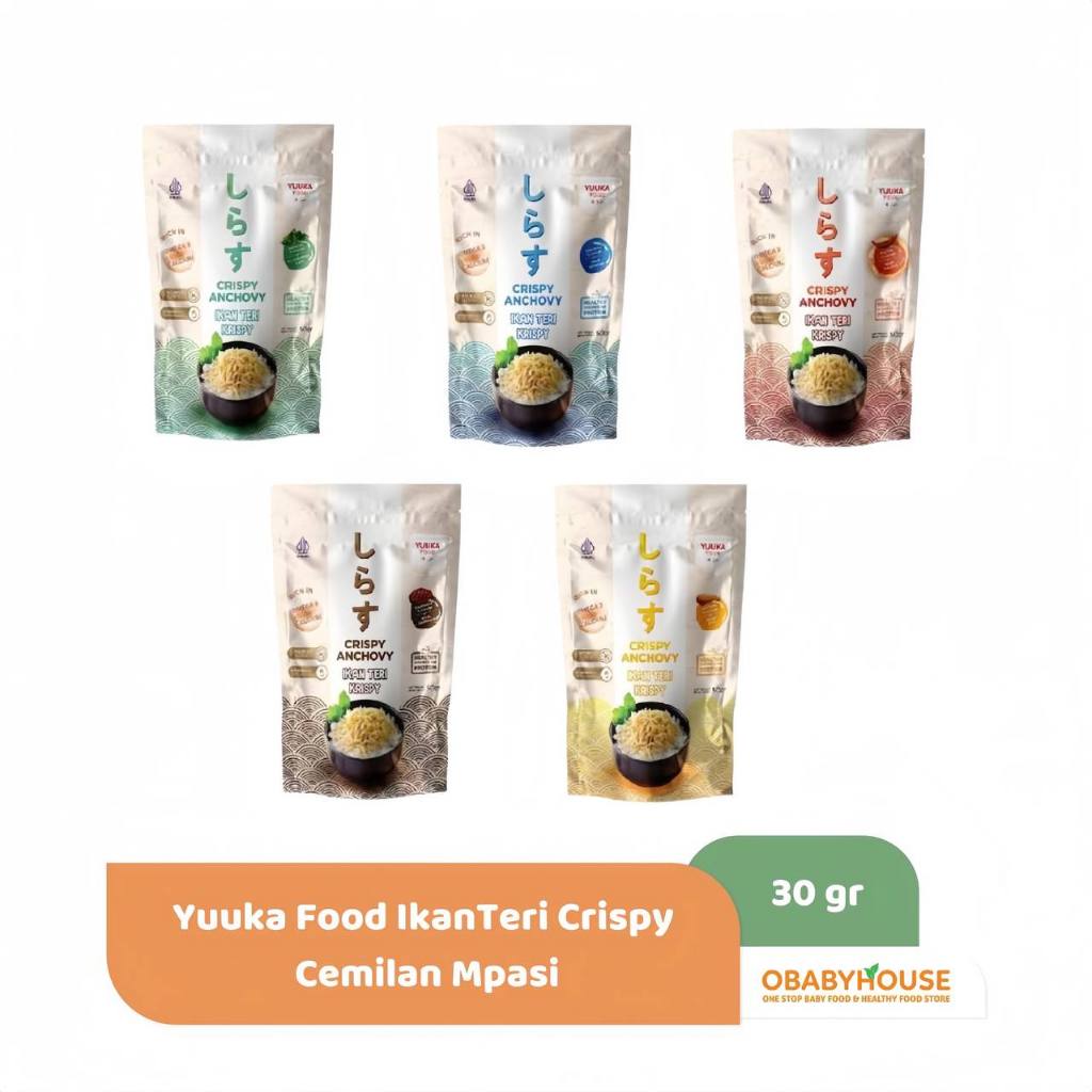 

Yuuka Food Ikan Teri Crispy Cemilan Mpasi 50 gr