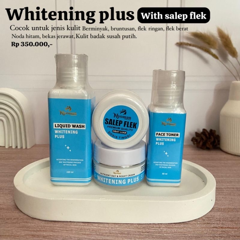Paket Super whitening plus with SALEP FLEK NYOMAN