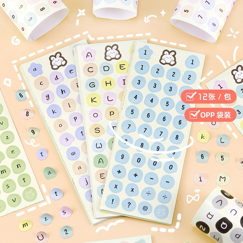 

Delunashop DL486A 12lembar Sticker motif rabbit lucu Angka Huruf Abjad Alphabet Stiker belajar Anak TK PAUD preschooler