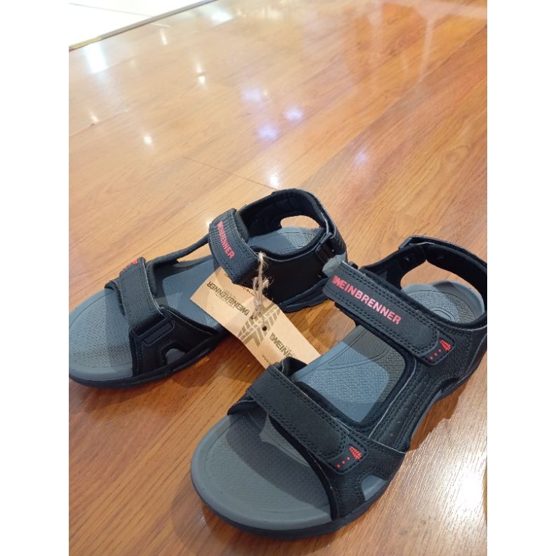 weinbrener sendal sepatu outdoor hitam ori bata