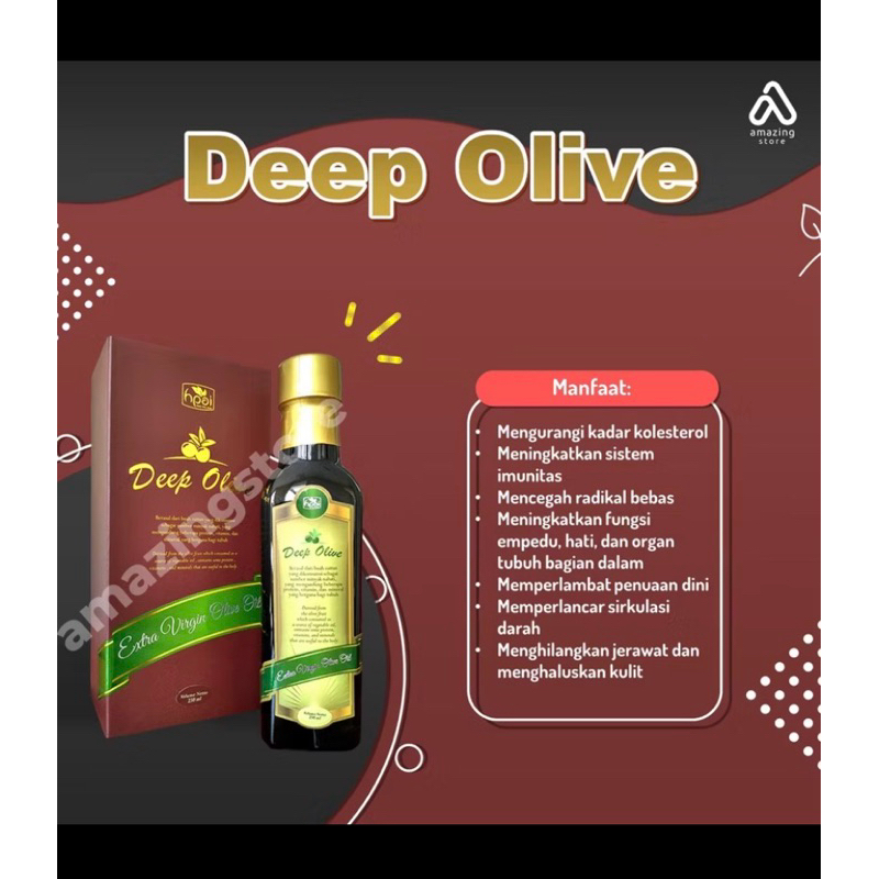 

deep olive hni hpai minyak zaitun berasal dari buah zaitun untuk mengobati kolesterol