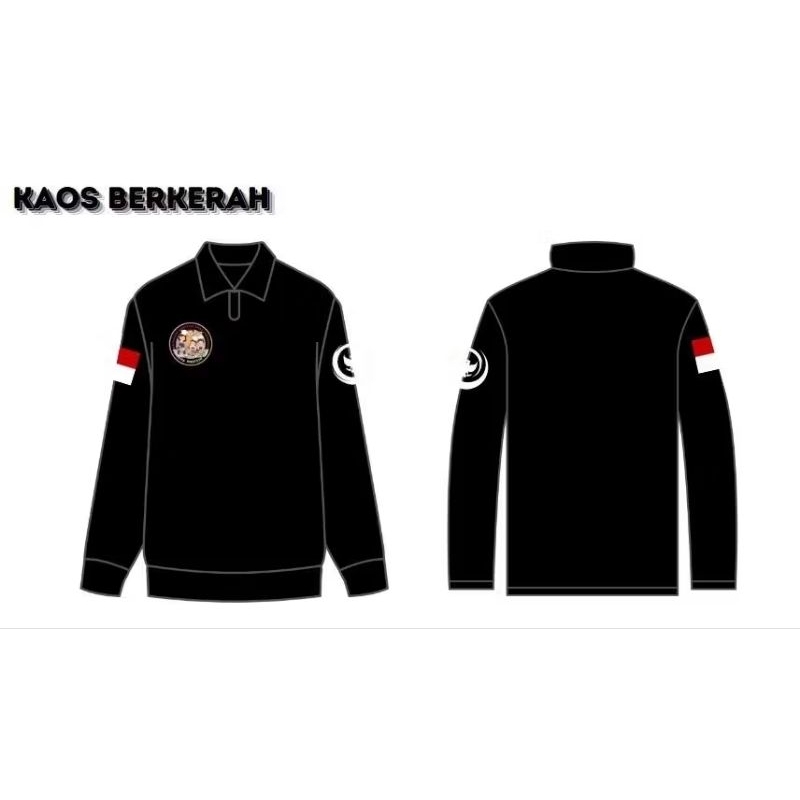 KAOS KERAH HUMAS/SERAGAM HUMAS /SERAGAM HUMAS FULL BORDIR