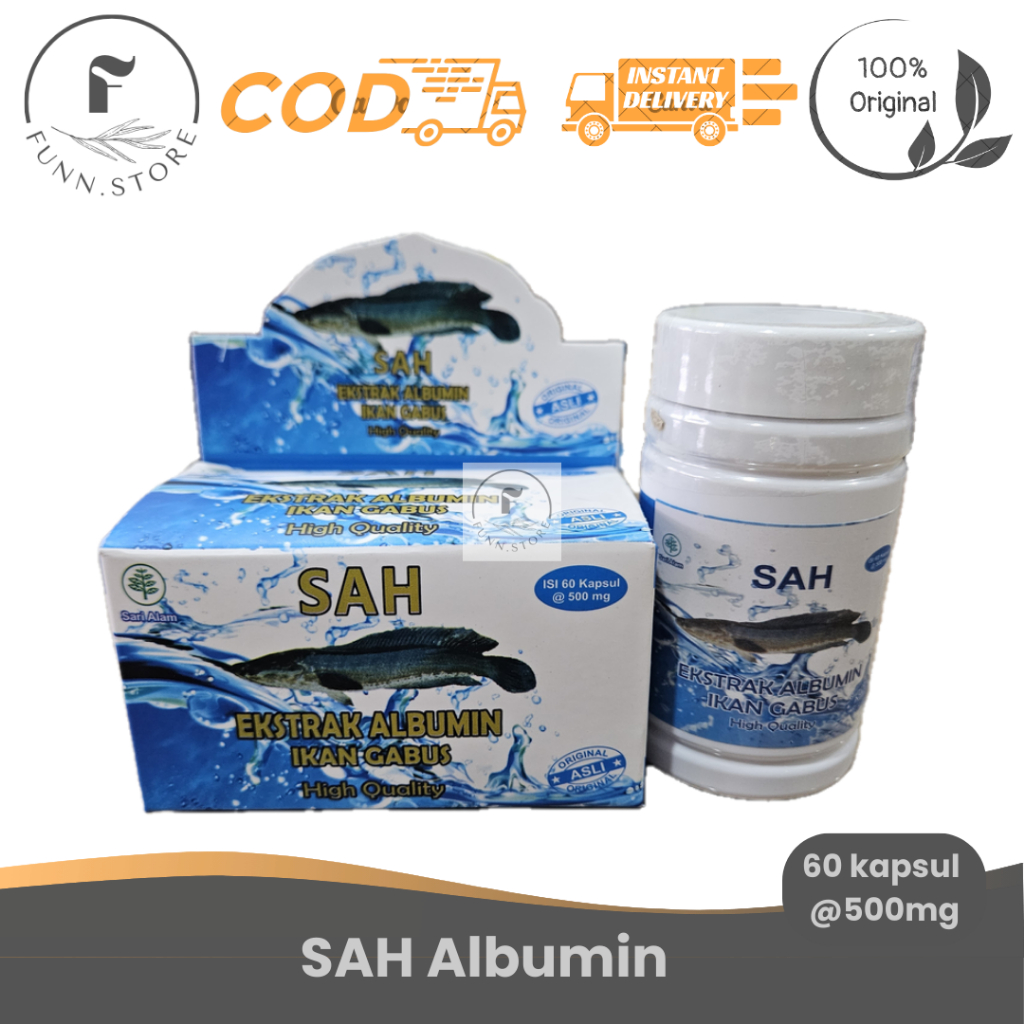 SAH EKSTRAK ALBUMIN IKAN GABUS 100% ORIGINAL / UNTUK MENGATASI BEKAS LUKA PASCA OPERASI / EKSTRAK IK