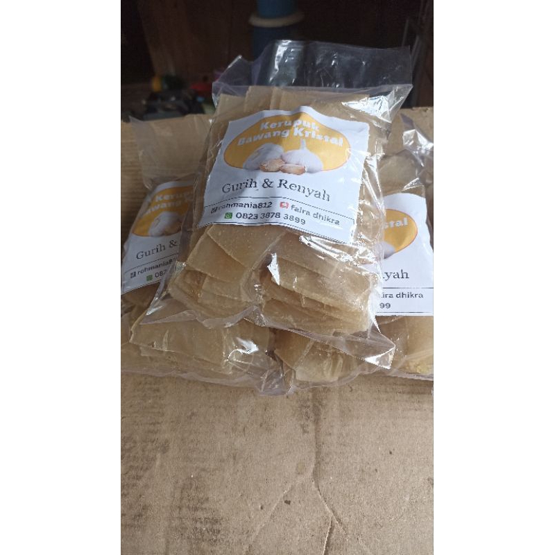 

krupuk bawang kristal mentah