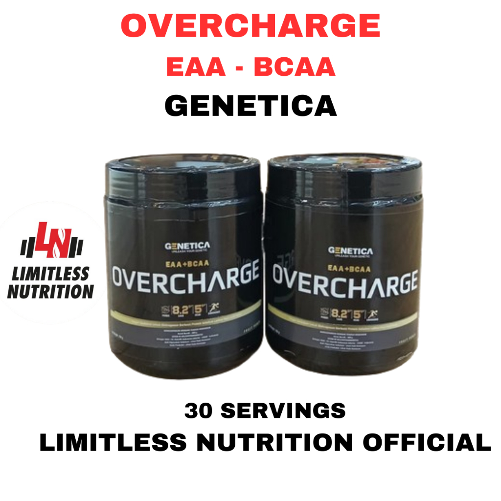 Genetica Overcharge EAA BCAA Recovery Past Intra BCAA Amino