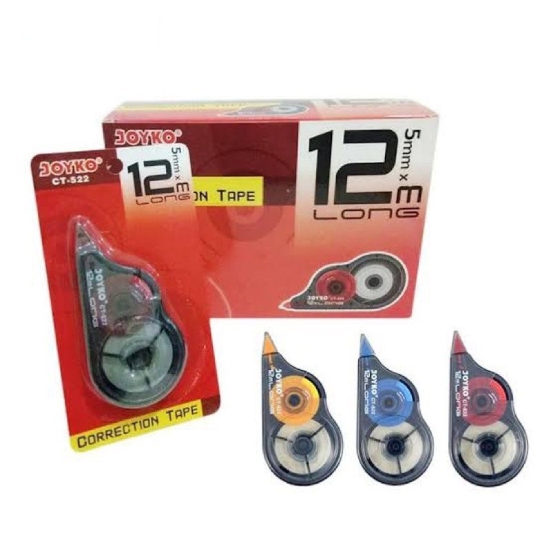 

Joyko Correction tape JK CT-522 Tip-Ex Kertas Roll Stipo CT 522