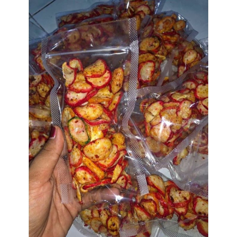 

Krupuk seblak pedas jeruk purut 200 gr