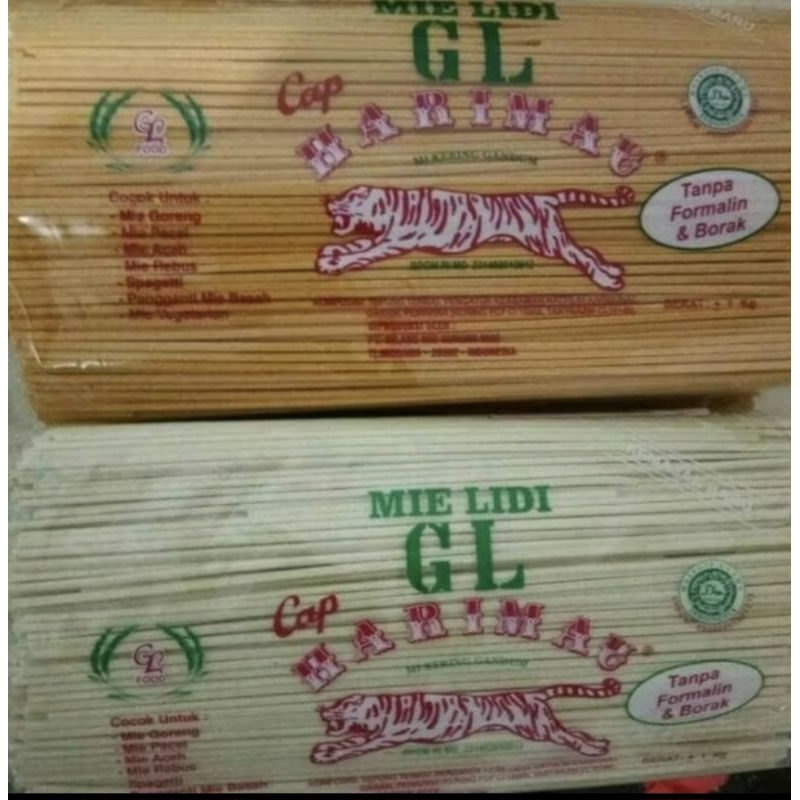 

Mie Lidi GL Cap Harimau Medan 500gr