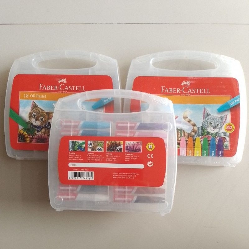 

mg Crayon Oil Pastel Faber Castell 18 Warna Ekonomis ( Set ) [ Orinal ] ( Free Bubble & Dus )