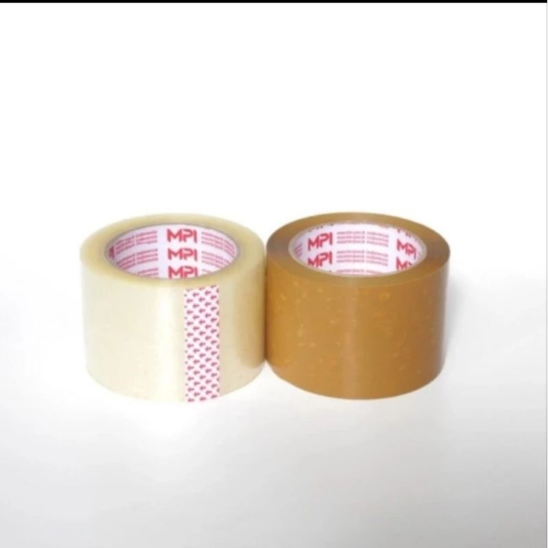 

lakban isolasi bening coklat 100 yard full 72 mm lengket kuat