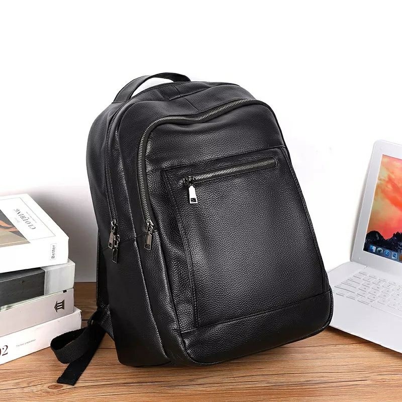 Tas Ransel kulit asli - Tas punggung tempat laptop kulit asli garut