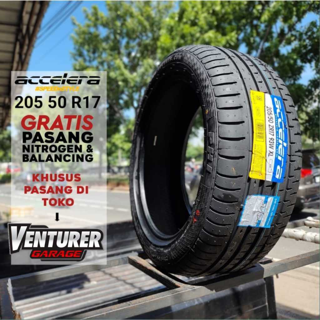 Ban mobil standar all new avanza all new veloz ukuran 205 50 R17 Mrek accelera phi surabaya