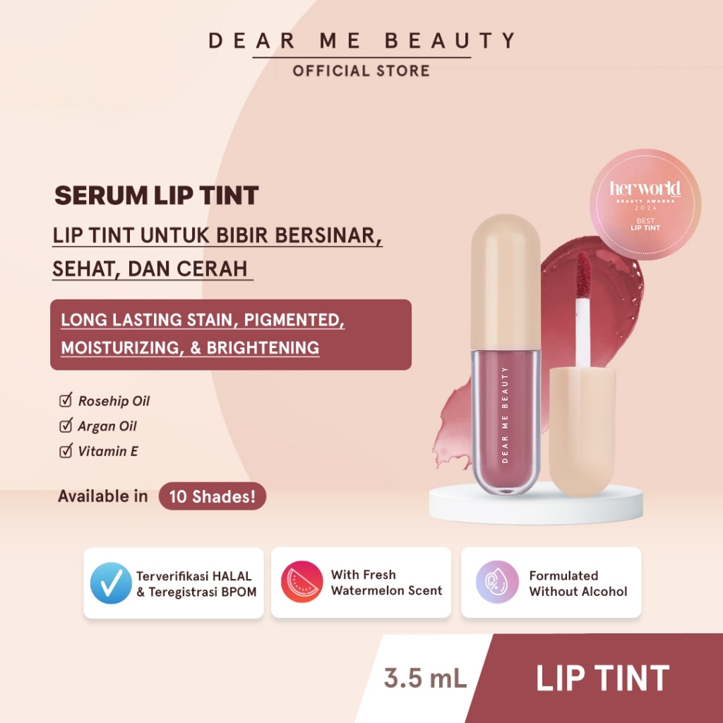 Dear Me Beauty Serum Lip Tint /Dear Me Beauty Lip Tint/ Liptint Long Lasting